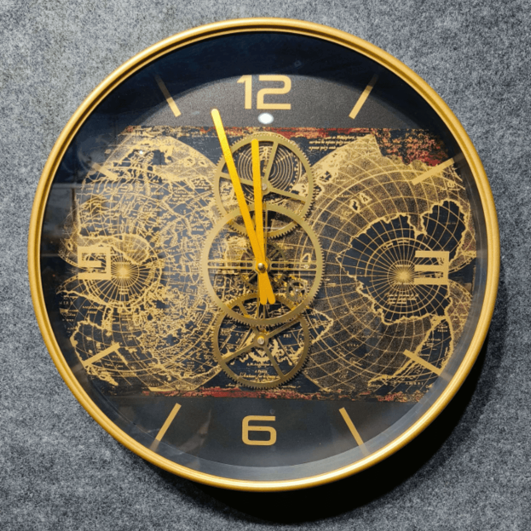 Royal Metal Gear Mechanical Clock Style 4